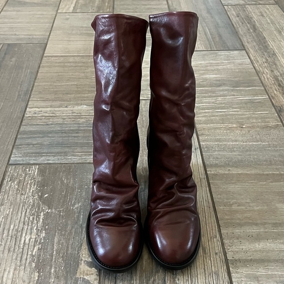 Free People ELLE BLOCK HEEL BOOT size 11 in vintage oak - Picture 4 of 11